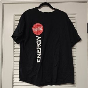 Gildan - (Unisex) 100% Cotton Coca Cola Energy Graphic Short-Sleeve T-Shirt
